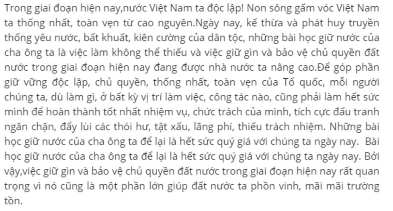 Trách nhiệm bảo vệ chủ quyền biển đảo của Tổ quốc