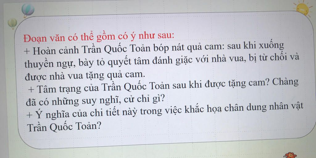 Trần Quốc Toản bóp nát quả cam: Chi tiết phân tích hình ảnh Gallery 1