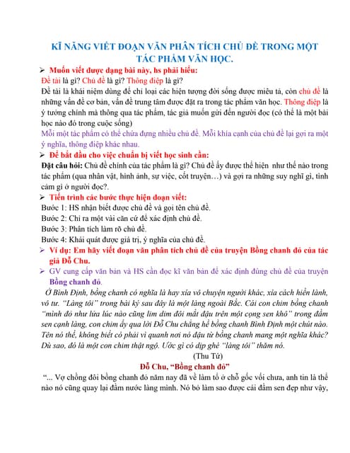 Viết Đoạn Văn Phân Tích: Hướng Dẫn Chi Tiết và Ví Dụ