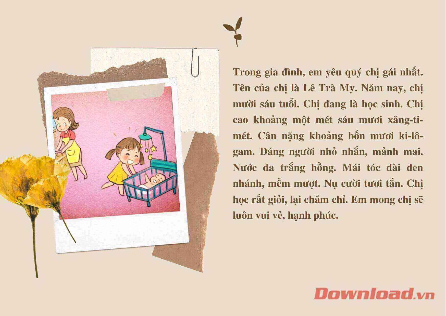 Viết đoạn văn về chị gái Gallery 1