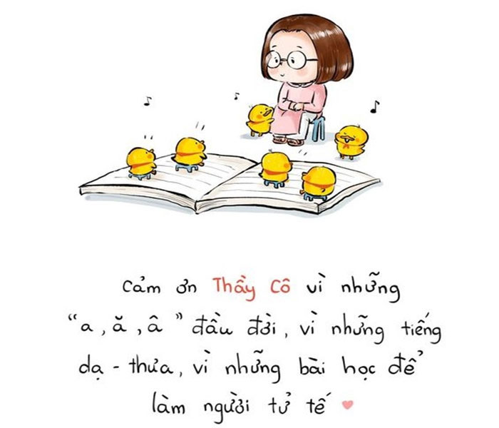 Viết lời chào tạm biệt cô giáo lớp 1