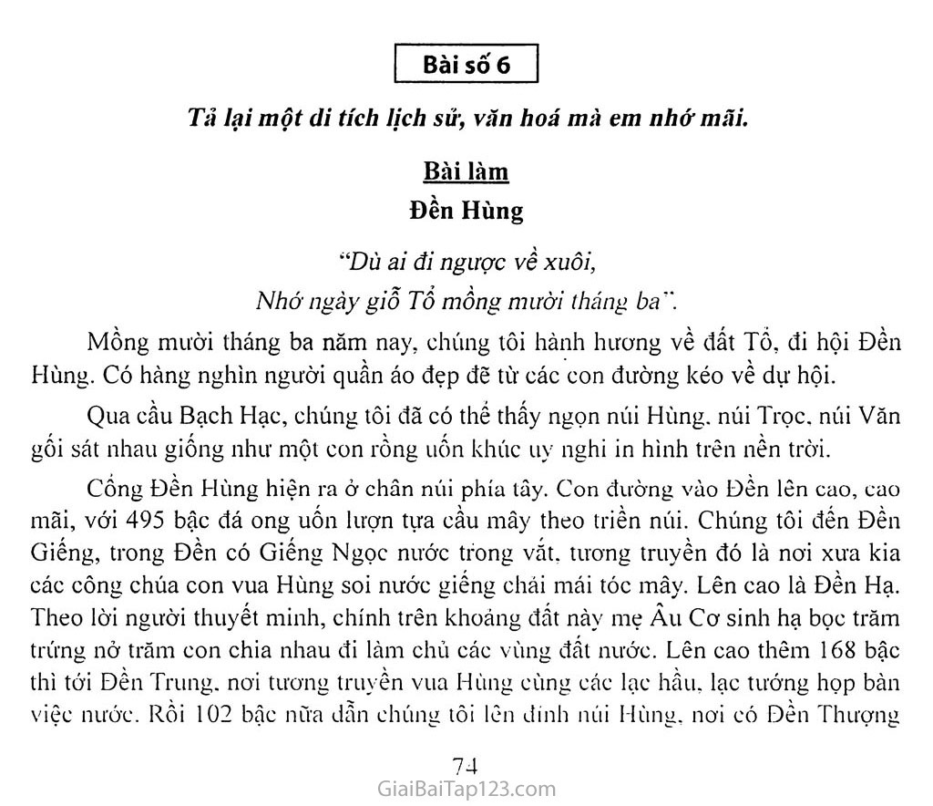 Viết một đoạn văn ngắn về di tích lịch sử Gallery 2