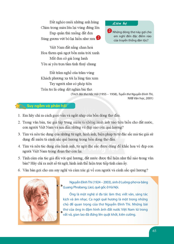Việt Nam Quê Hương Ta - Lớp 6