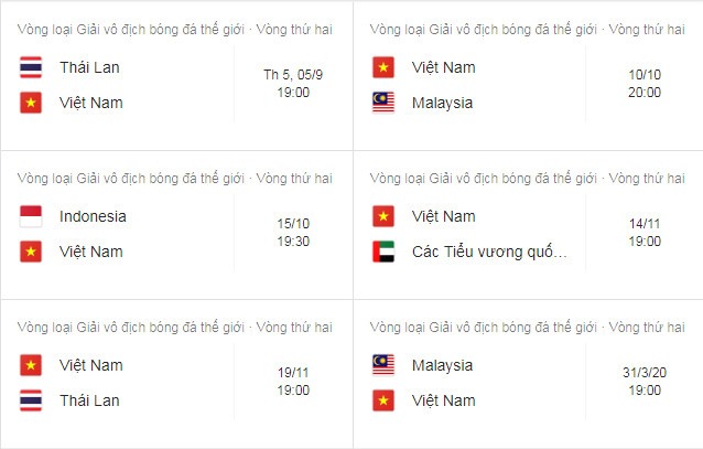 Việt Nam - Thái Lan đá lúc mấy giờ? Gallery 2