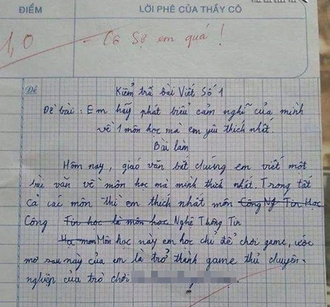 Môn học yêu thích của tôi
