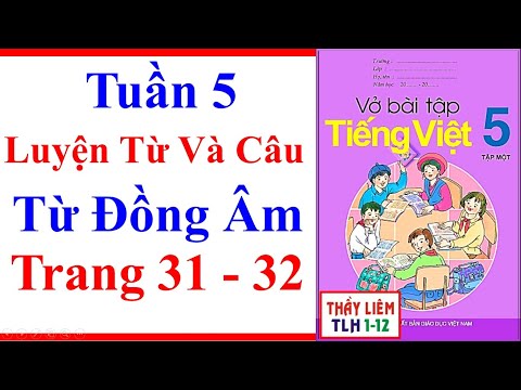 Vở bài tập Tiếng Việt lớp 5 tập 1 trang 31, 32