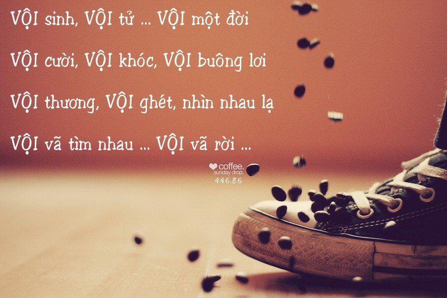 Vội đến vội đi vội nhạt nhòa