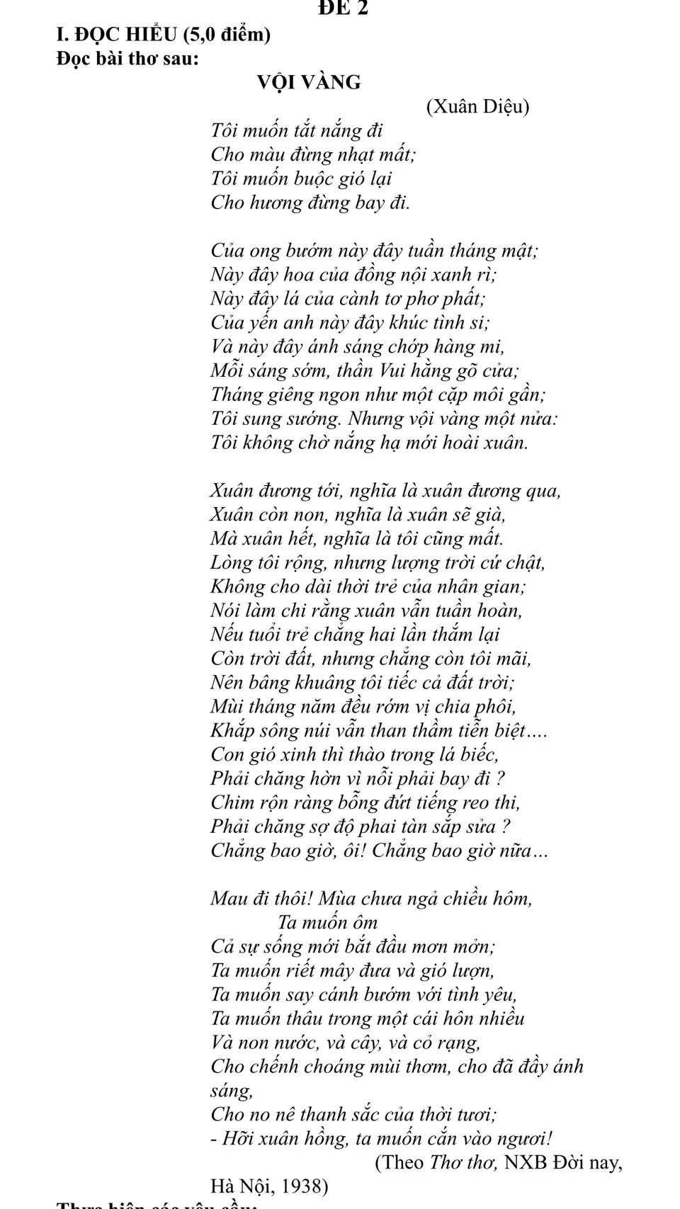Vội Vàng Thuộc Thể Thơ Gì? Gallery 2