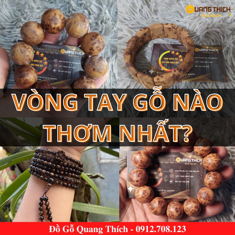 Vòng Tay Gỗ Nào Thơm Nhất?