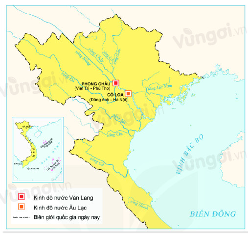 Địa bàn lãnh thổ chủ yếu của nhà nước Văn Lang và Âu Lạc là khu vực nào của Việt Nam hiện nay? Gallery 2