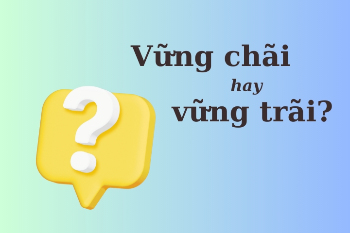 Vững trãi hay vững chãi?