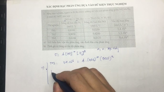 Xác định bậc phản ứng Gallery 2