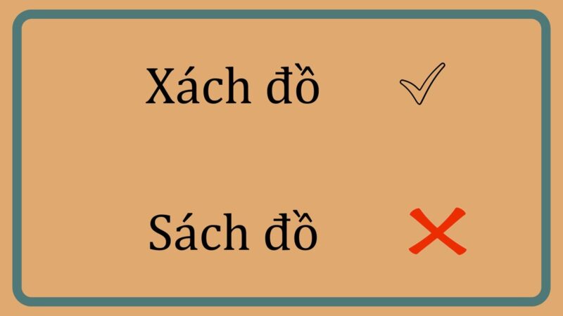 Xách Nước Hay Sách Nước?
