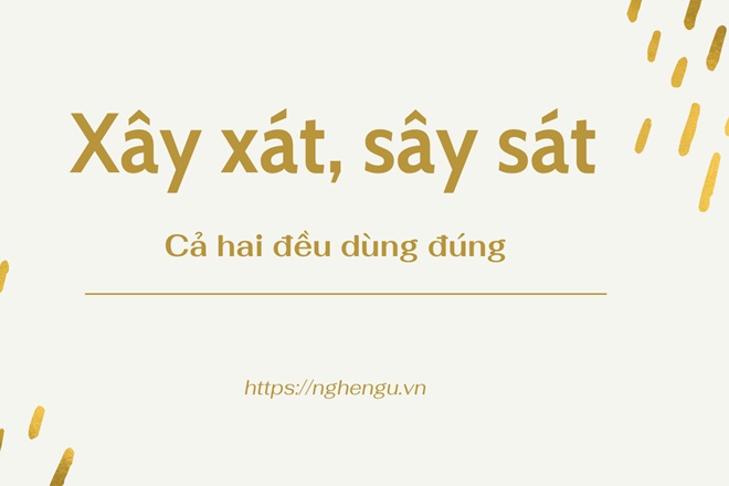 Xây xát hay sây sát? Gallery 2
