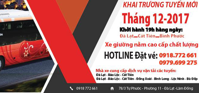 Xe Đà Lạt Cát Tiên: Thông tin & Đặt vé