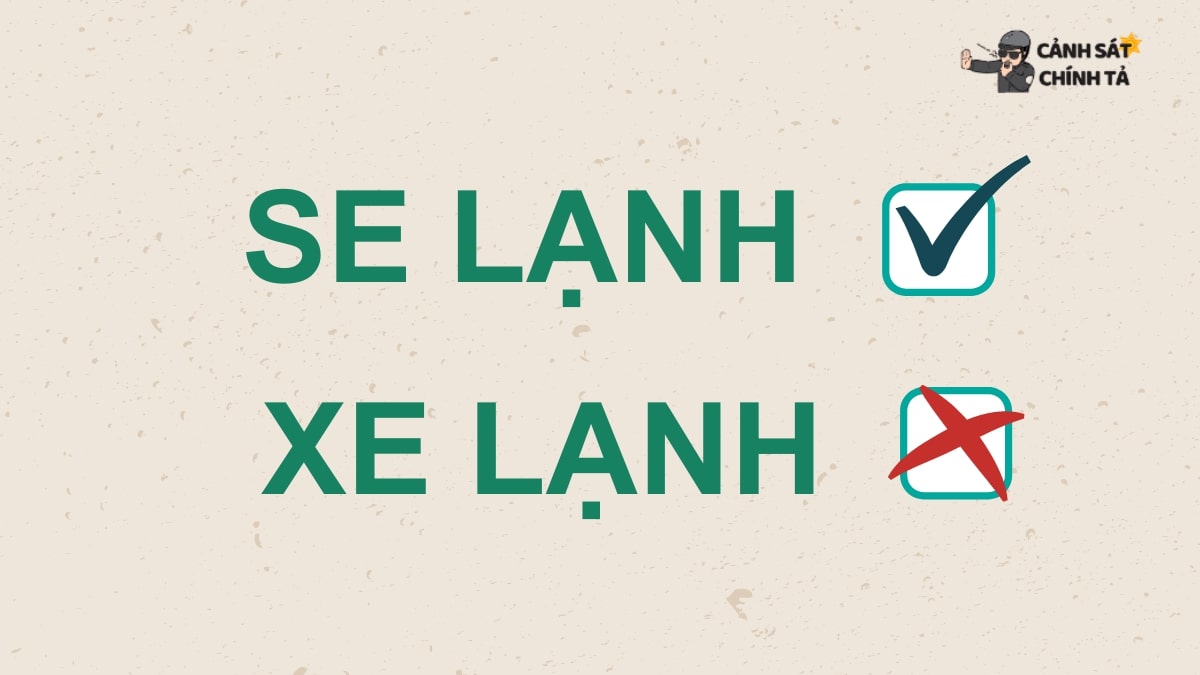 Xe lạnh hay se lạnh?