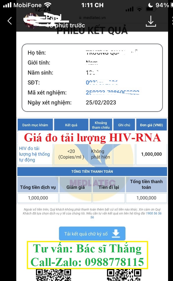 Xét nghiệm HIV ở đâu, bao nhiêu tiền?