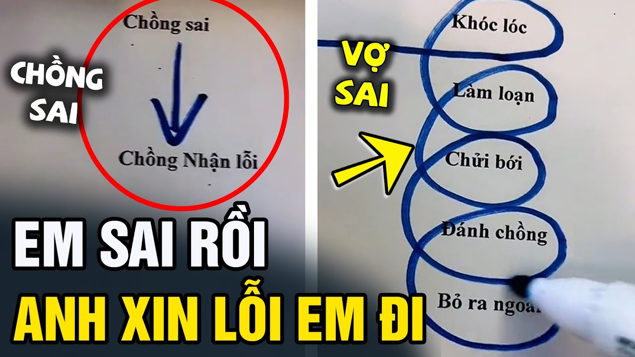 Xin lỗi chồng/vợ sai rồi