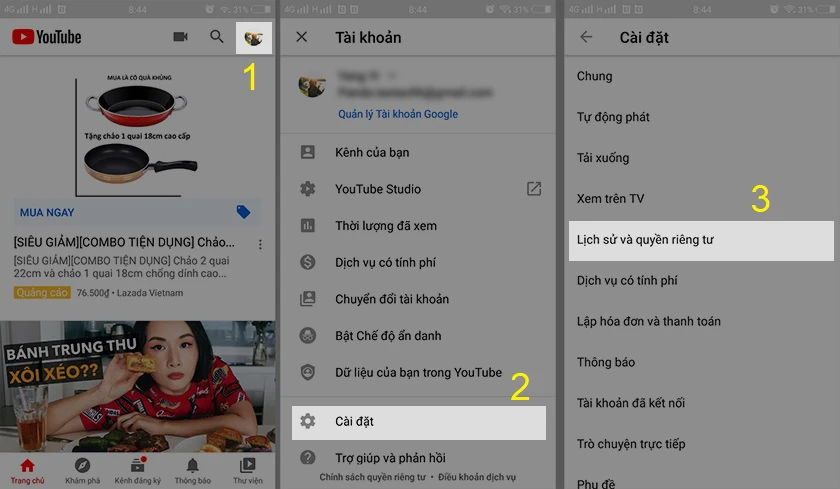 Cách Xóa Lịch Sử Tìm Kiếm YouTube Gallery 1