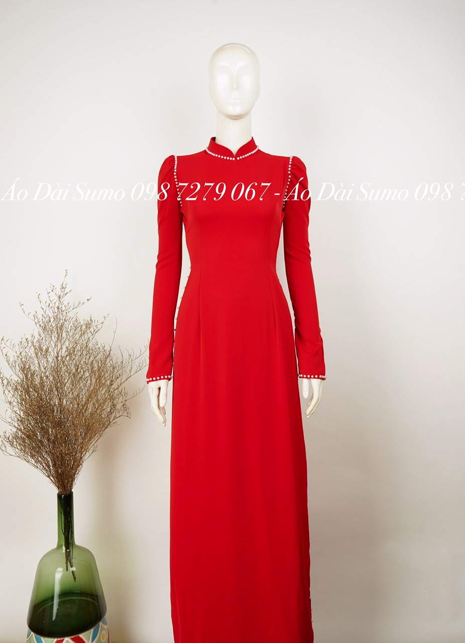 Những Mẫu Áo Dài Kết Cườm Đẹp Nhất Gallery 2