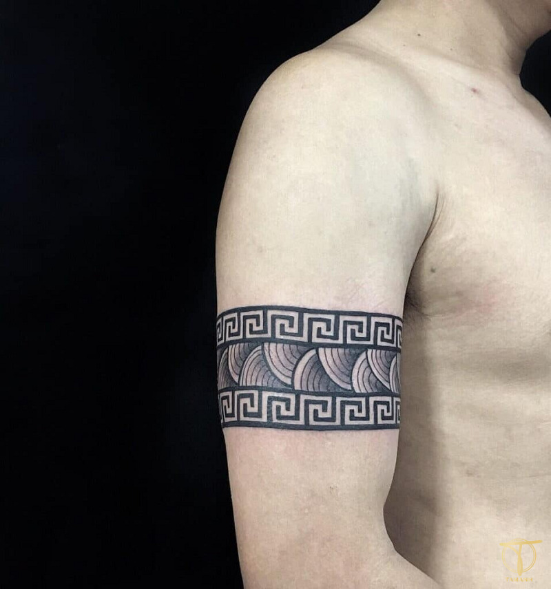 Hình Xăm Bắp Tay Nam Đơn Giản Gallery 1