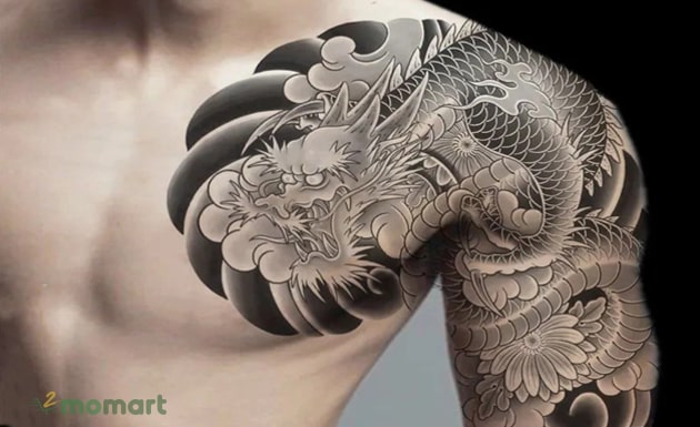 Hình Xăm Nửa Ngực Đẹp: BST Hình Xăm Thu Hút Mọi Ánh Nhìn Gallery 1