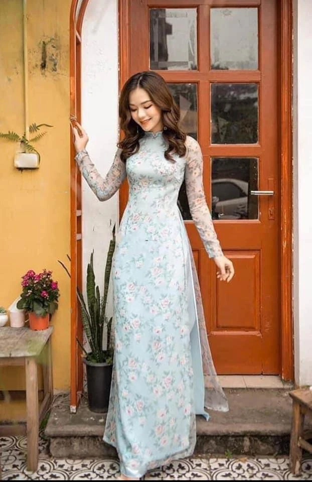 Mẫu Áo Dài Voan 2 Lớp: Kiểu Dáng Thanh Lịch, Sang Trọng Gallery 2