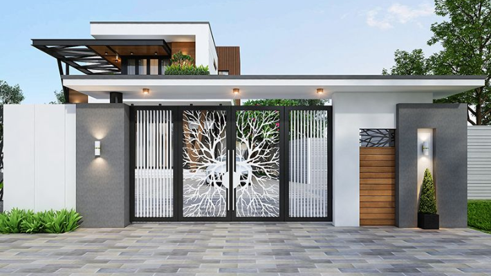 Màu Sơn Cột Cổng Đẹp Gallery 1