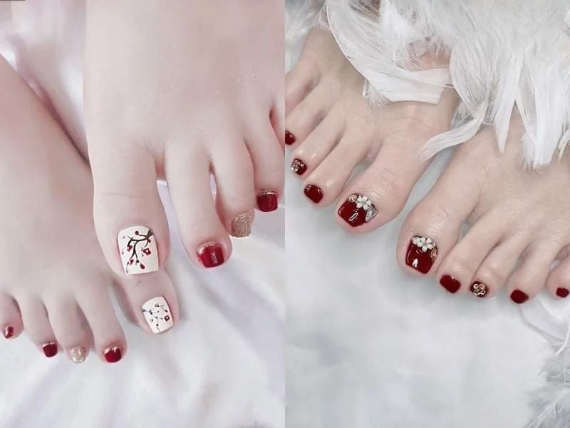 Móng Chân Sơn Màu Gì Đẹp? Gallery 1