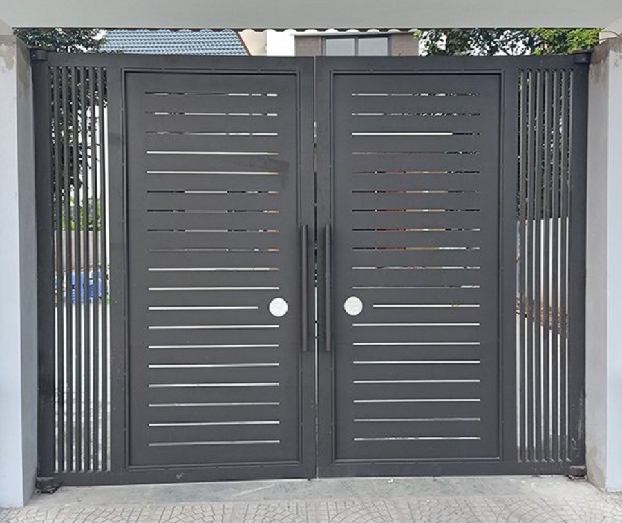 Mẫu Cửa Cổng Sắt 2 Cánh Đẹp, Đơn Giản Gallery 1