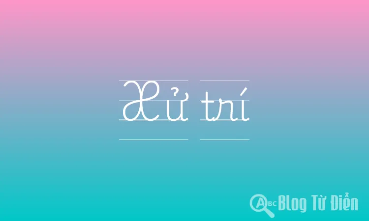 Xử trí là gì?