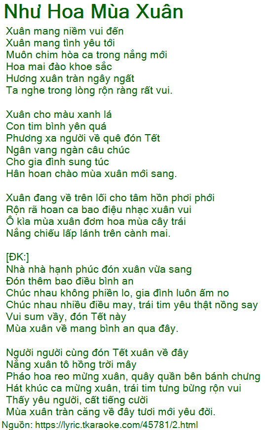 Xuân Mang Niềm Vui Tới Cho Tâm Hồn Phơi Phới