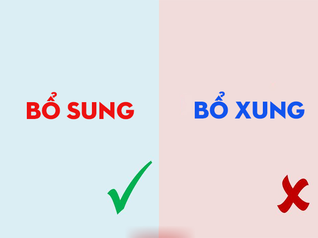Xung hay Sung? Sự khác biệt giữa hai từ này