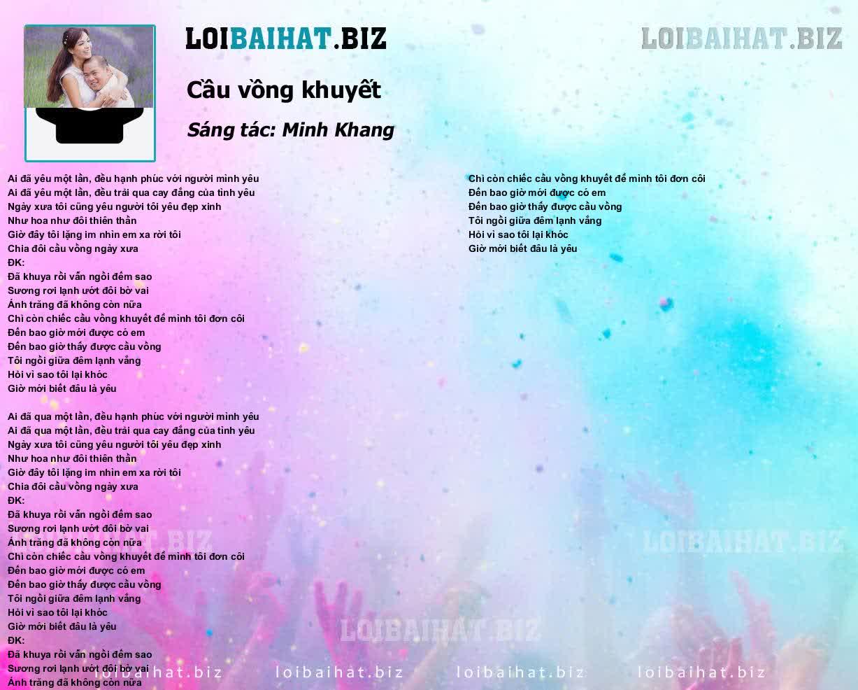 Lời Bài Hát Cầu Vồng Khuyết Gallery 2