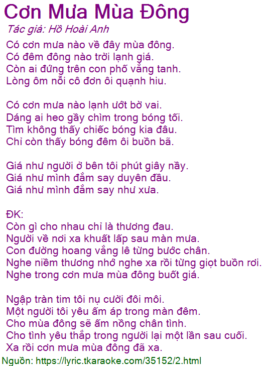 Cơn Mưa Mùa Đông Gallery 1