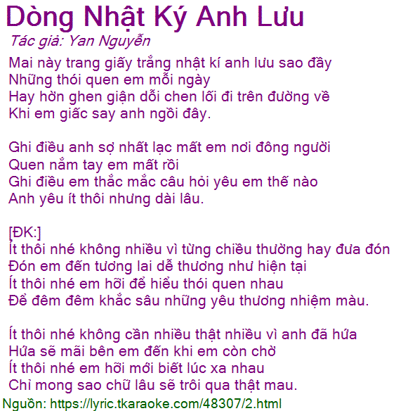 Lời Bài Hát Mai Này Trang Giấy Trắng Gallery 1