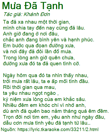 Mưa Đã Tạnh Gallery 1