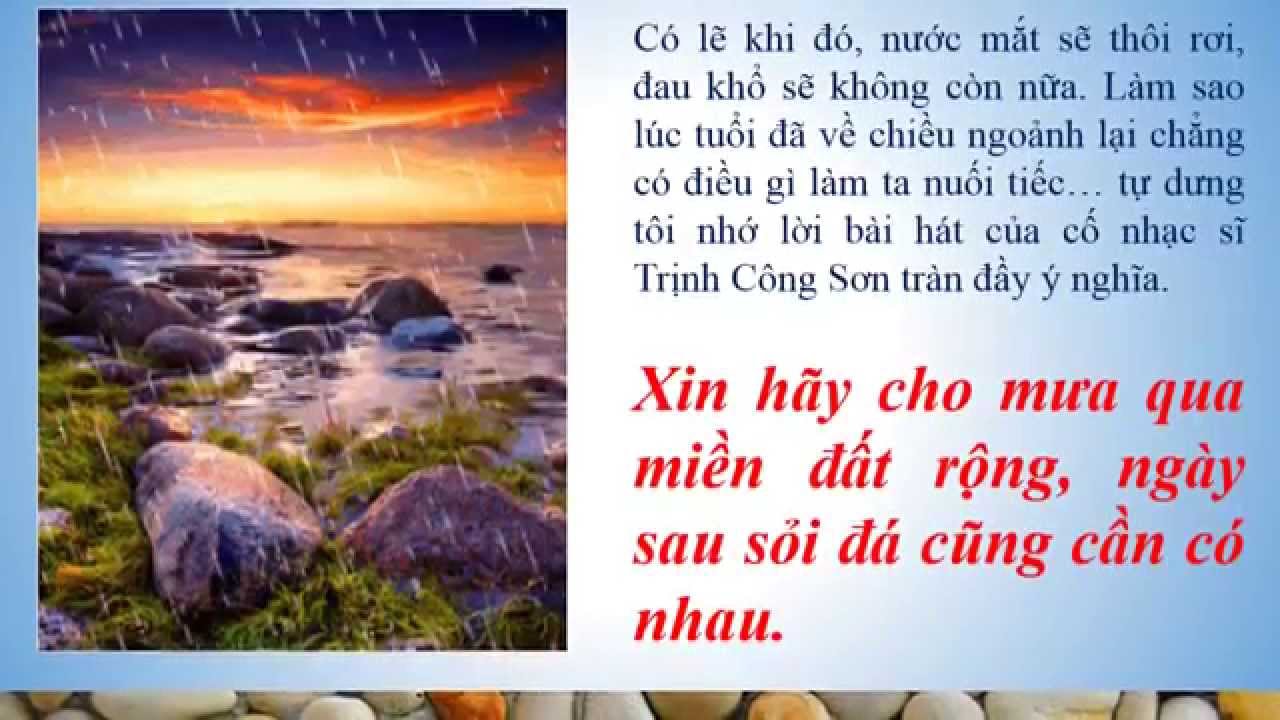 Lời Bài Hát Sỏi Đá Cũng Cần Có Nhau Gallery 1