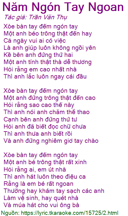 Bài hát Xòe bàn tay Gallery 2