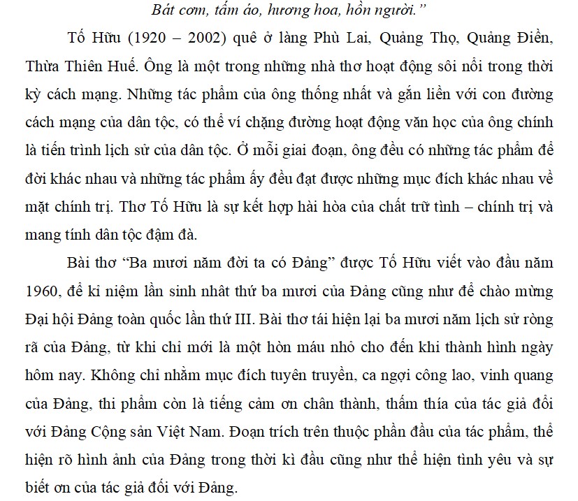 Bài thơ "Ba mươi năm đời ta có Đảng" Gallery 1