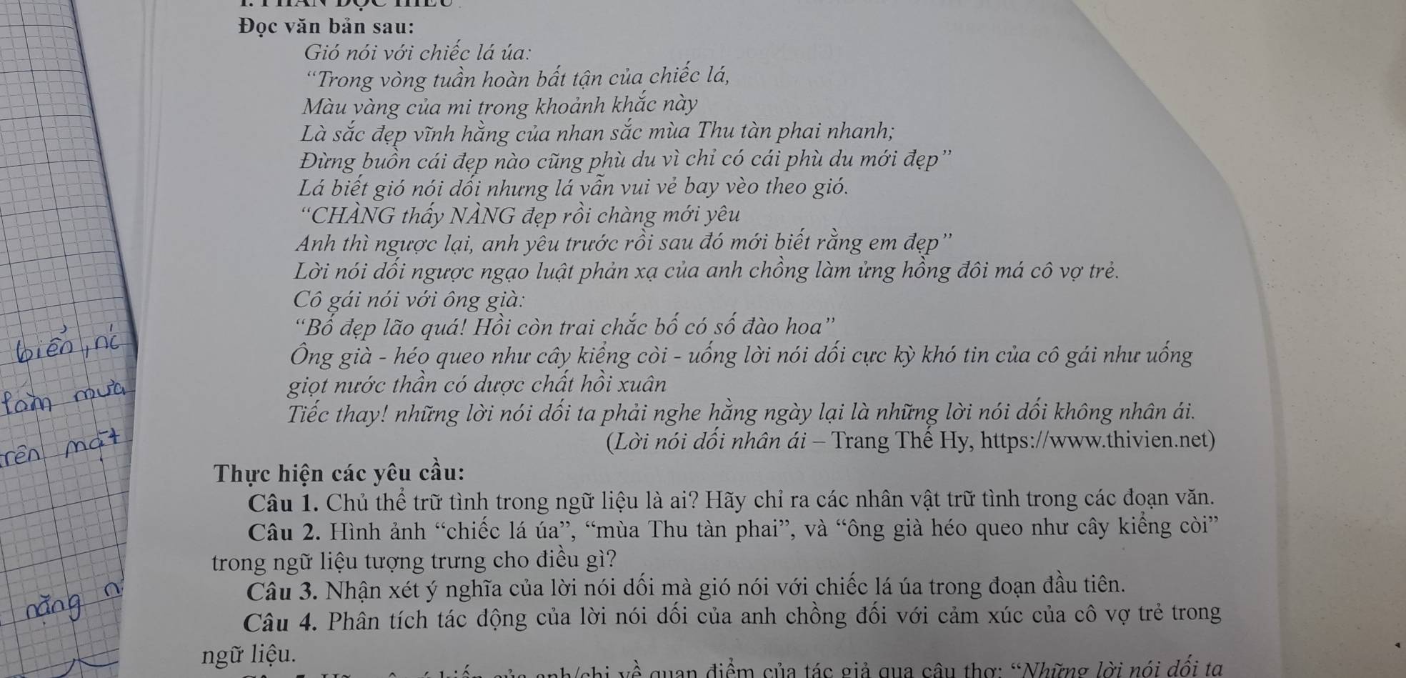 Gió Nói Với Chiếc Lá Úa Gallery 1