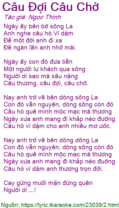 Câu Đợi Câu Chờ Lê Mận Là Gì? Gallery 1