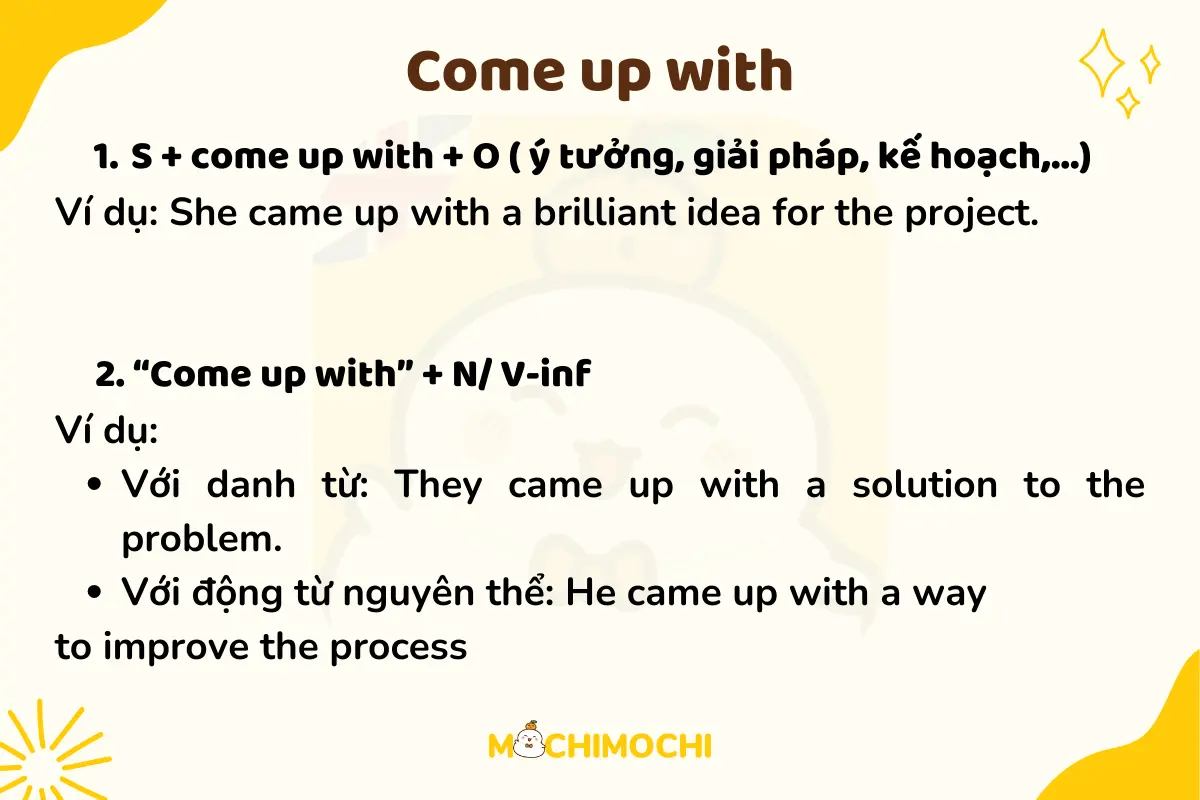 Come Up With Là Gì? Gallery 1