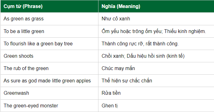 Màu Xanh Lá Có Ý Nghĩa Gì? Gallery 1