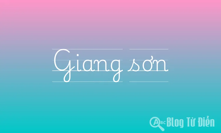 Giang Sơn Nghĩa Là Gì? Gallery 1