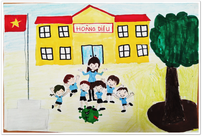 Bức tranh ngôi trường hạnh phúc Gallery 1