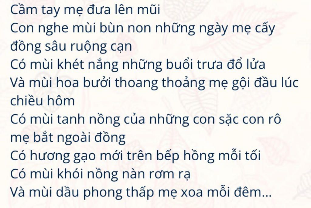 Tả đôi bàn tay của mẹ Gallery 2