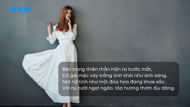 Thơ về cô gái mặc váy trắng Gallery 2