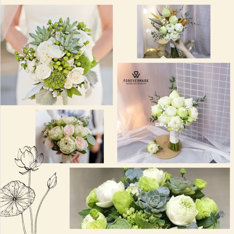 Hoa Cưới Sen Trắng - Lựa Chọn Tinh Tế Và Thanh Lịch Gallery 1