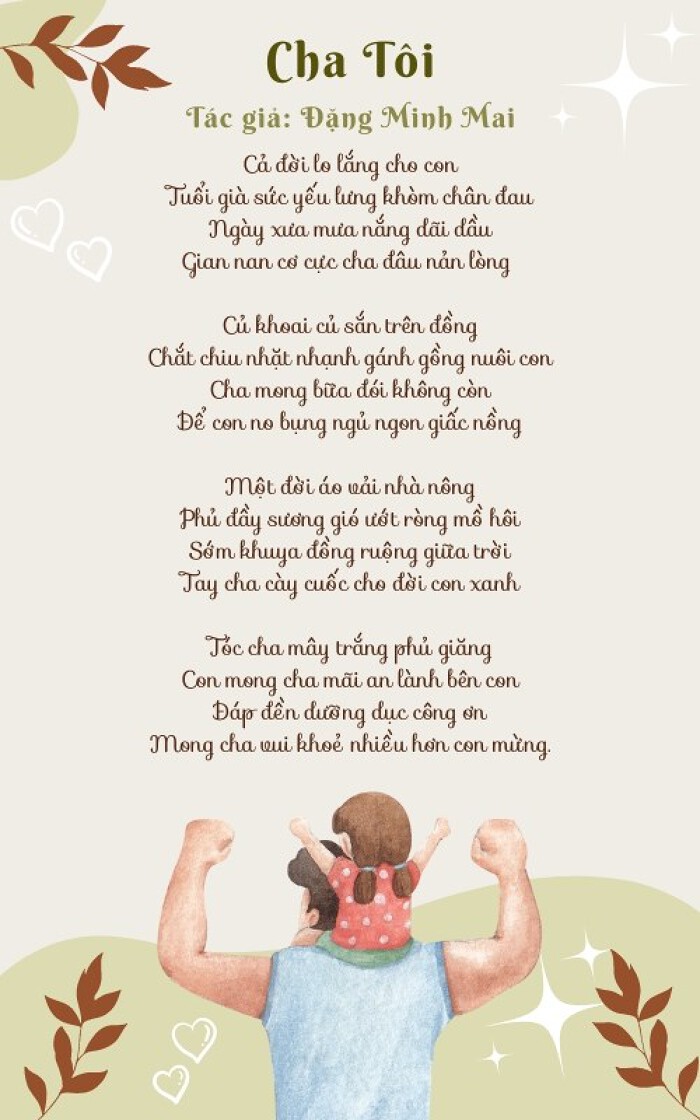Thơ Hay Về Tình Cha Con Gợi Cảm xúc sâu sắc Gallery 2